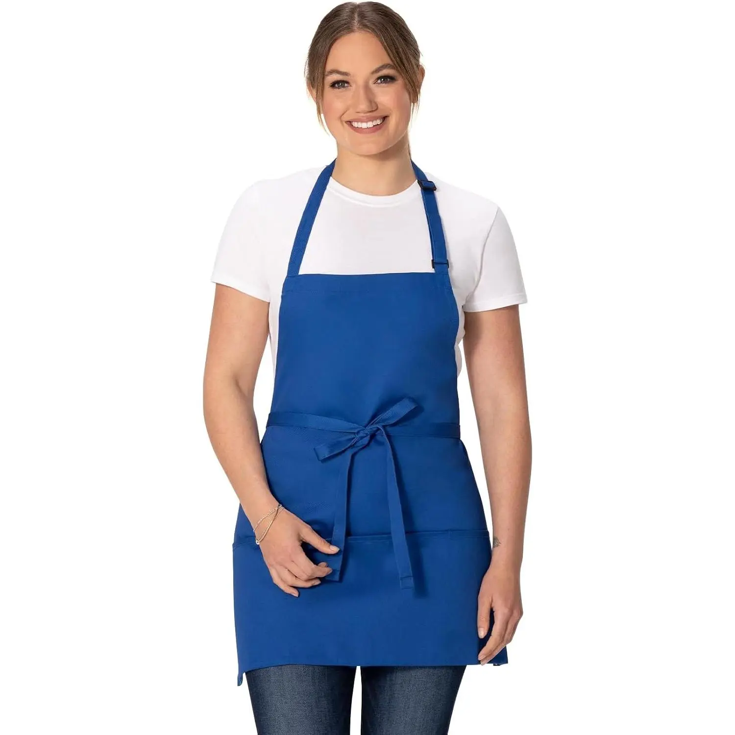Unisex three pocket apron