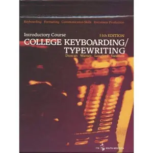 USED-College Keyboarding/Typewriting: Introductory Course: Lessons 1-75 by Duncan (Paperback)