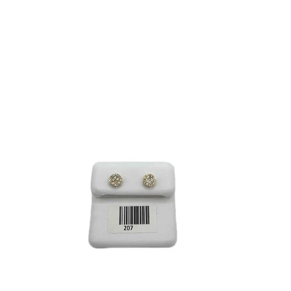 10K Diamond Studs Earrings, Stylish Accessories for Women, Gold Earrings for Women