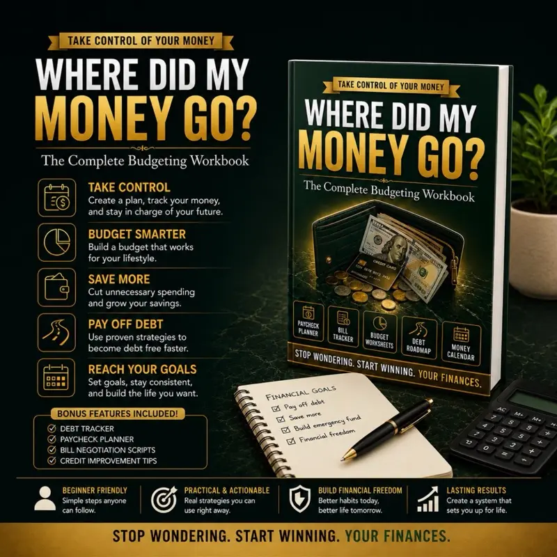 Beginner Budgeting Guide: Where Did My Money Go? - Personal Finance Textbook for New Budgeters