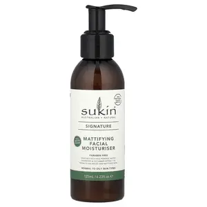 Sukin Signature, Mattifying Facial Moisturizer, Normal To Oily Skin Types, 4.23 fl oz (125 ml)