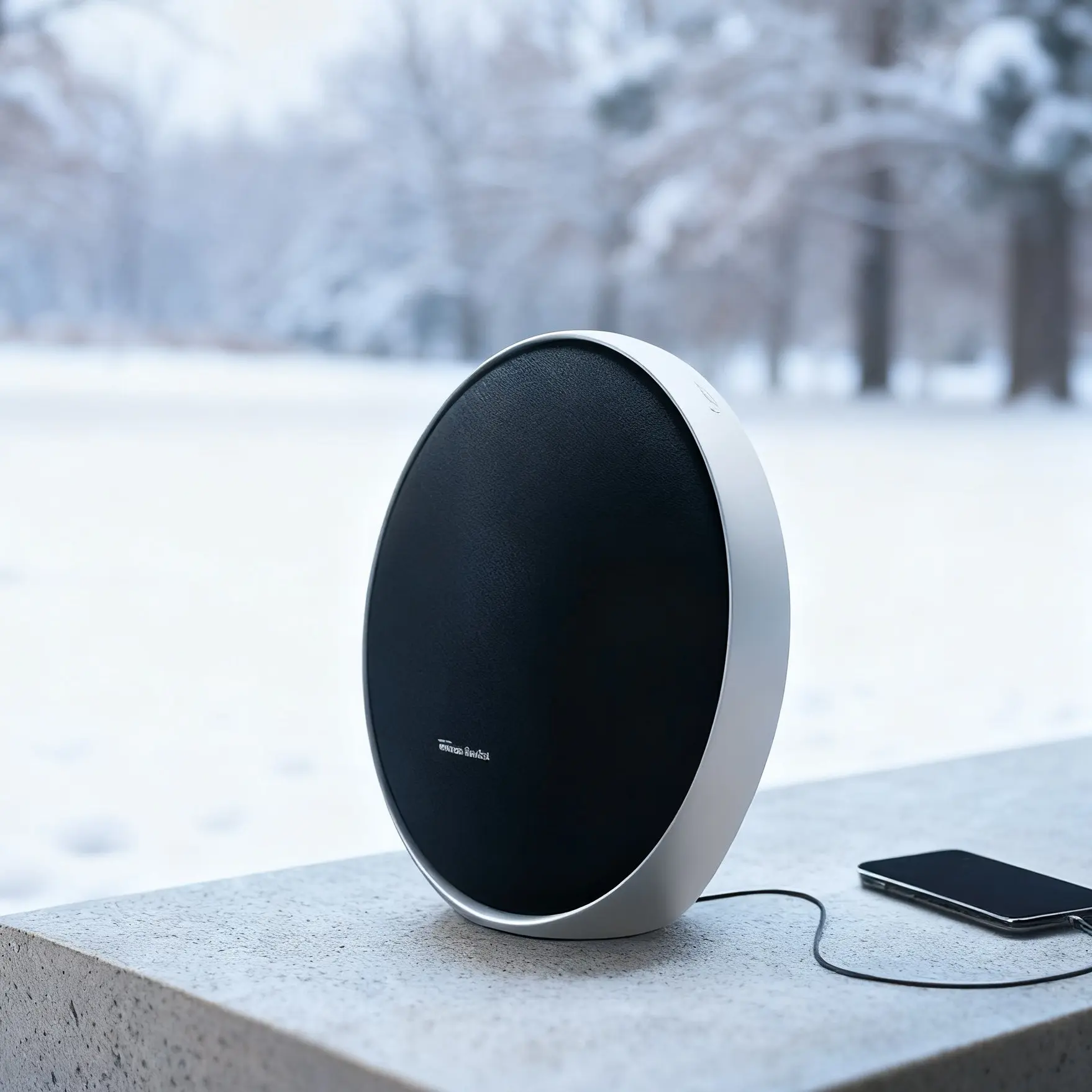 Harman Kardon-Style LP19 Mini Portable Bluetooth 5.4 Stereo Audio Speaker with 60W Power, 6000mAh Battery, USB Charging Cable, Multi-Connection, Subwoofer, Gold/Silver/Black (Home Decor Accent)