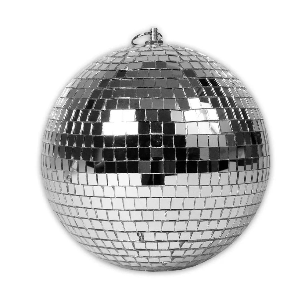 Blinkee 12 in. Premium Mirror Tile Disco Ball - Hanging Festive Party Centerpiece, Table Decor for Light Displays, Reflective Mirrors