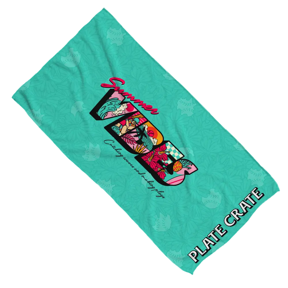 Summer Vibes Beach Towel Summer Vibes Beach Towel
