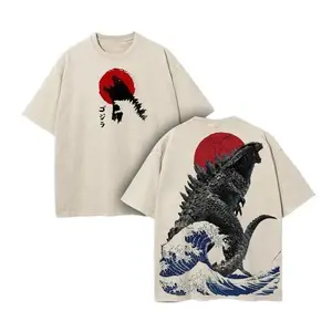 Godzilla Vintage Shirt, Monster Shirt , Godzilla Shirt, Gift For Lovers, T Shirt, Unisex Cotton Tee Shirt for Men, for Women