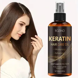 100ml Keratin Hair Care Oil, Moisturizing, Refreshing and Smoothing, Deep Hair Protection, Brings Nourishing and Repairing to Dry and Damaged Hair