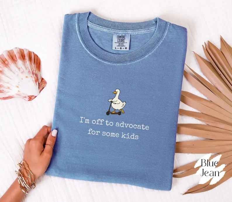 Comfort Colors School Social Worker Shirt, Funny Advocate Gift, Advocate For Some Kids Tee, Social Work Present, Kids Support Gift, School Helper Idea