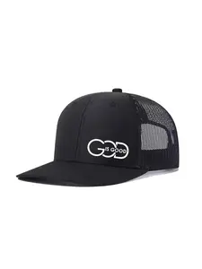 2pcs/1pc Unisex Snapback Trucker Style Hat GOD IS GOOD Printing Mesh Baseball Cap Richardson Slightly Curved Brim Baseball Cap Adjustable Dad Hats Outdoor Mesh Breathable Sun Hat Gift for Men Women