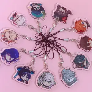 Genshin Impact Charm, Genshin Impact Phone Charm Keychain, Furina Arlecchino Xianyun Wanderer Alhaitham