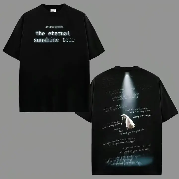 Eternal Sunshine Tour 2026 Hate That I Made You Love Me Graphic Vintage Petal Album Tee High-Quality Unisex Cotton Shirt Petal Merch Graphic Tee Gift for Ariana Fan K6W