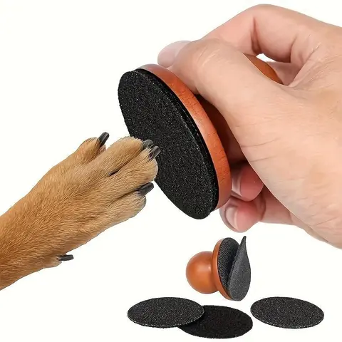Pet Nail Care | Dog Nail File | Scratch Square for Dogs | Stress-Free Nail Care | Durable PP Material | Paw Grooming Board