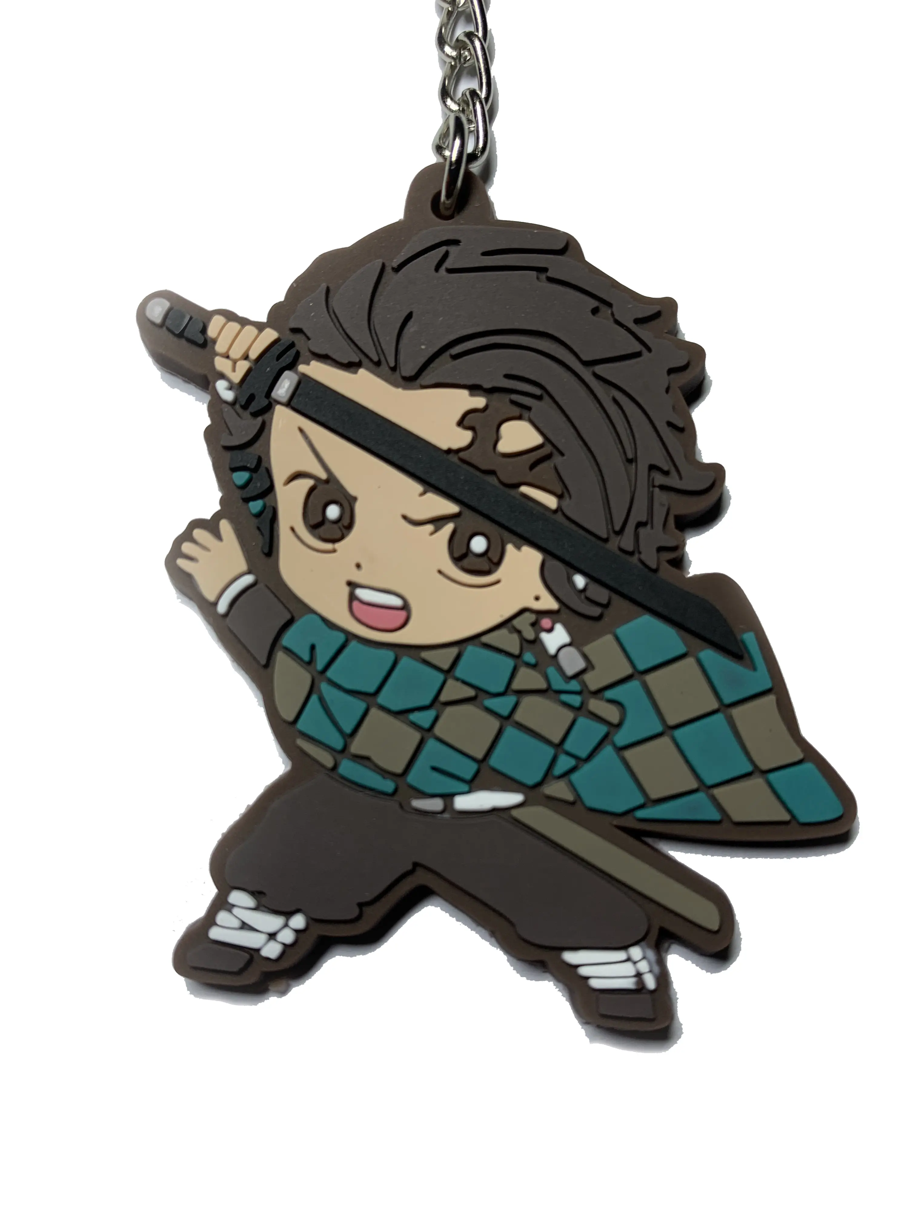 Demon Slayer Keychains Kimetsu no Yaiba Anime Collectible Key Chains Chibi - Tanjiro Kamado, Nezuko, Zenitsu, Inosukem Tomioka, Sabito, Muzan