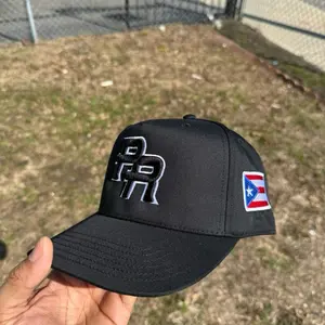 Puerto Rico PR Classic Baseball Hat Embroidered Snapback Cap Boricua Streetwear Adjustable Hat with Premium PR Logo & Flag Design Unisex Durable Comfortable Breathable