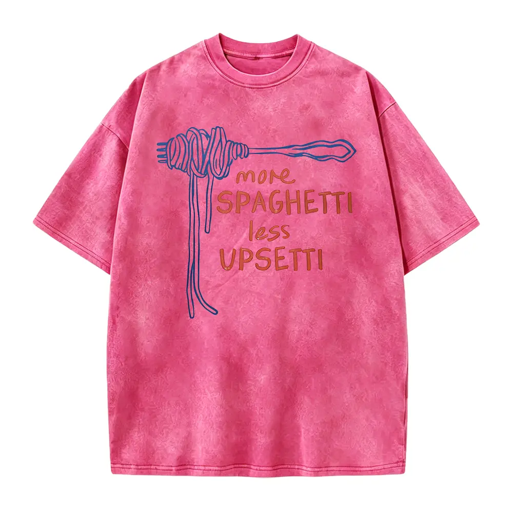 Washed T-shirt-Pink