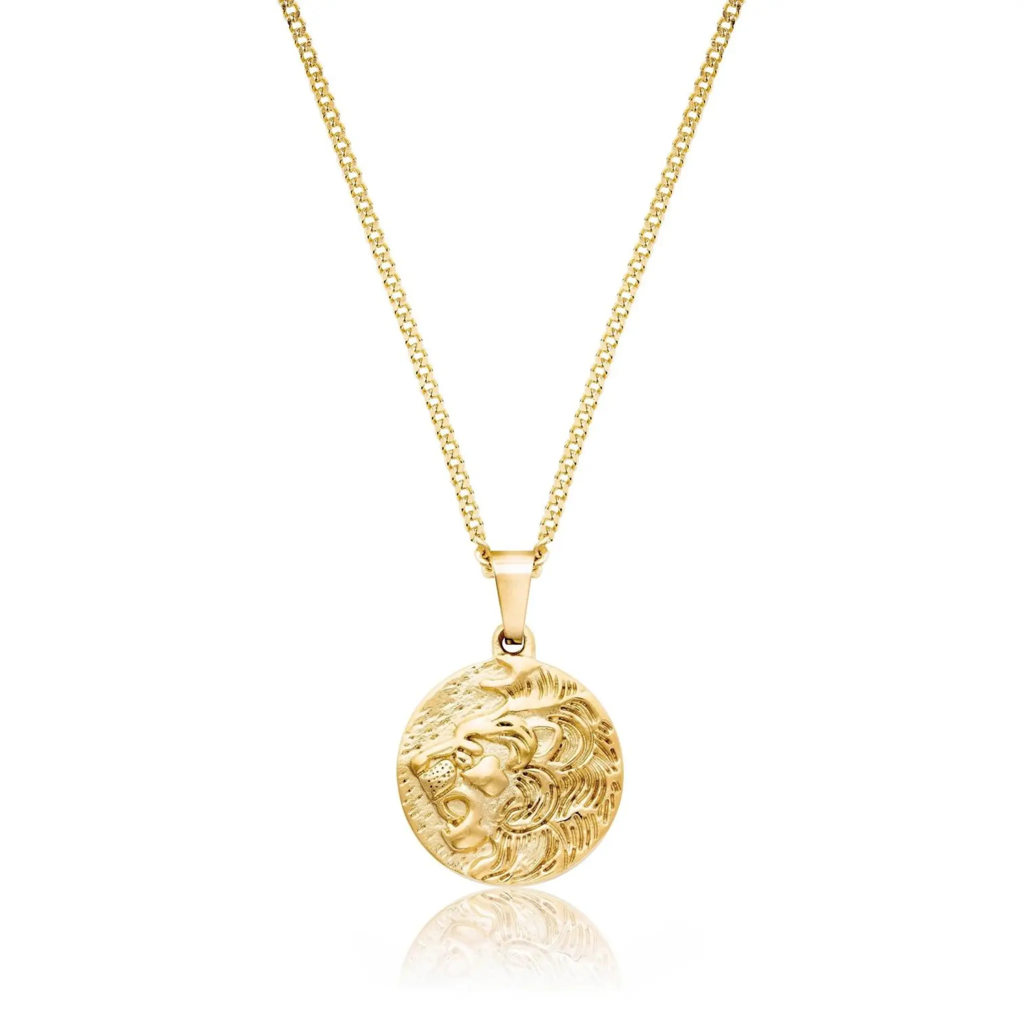 Lion Pendant Necklace (Gold) Lion Pendant Necklace (Gold)