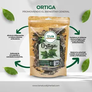 Nettle Leaf Premium 4 oz Herbal Tea Bag – Supports Vitality & Promotes General Wellness – Naturally Caffeine-Free Beverage