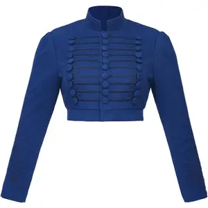 Women's Empire Costume Spencer Jacket Regency Crop Redingote Horse Riding Show Coat
