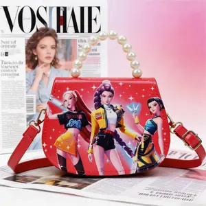 New children's bag witch girl group change bag anime cute storage bag messenger bag