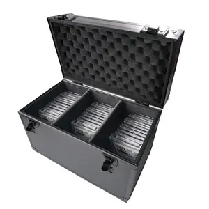 1pc 3-Row Graded Card Case, Card Slab Storage Box Holder for PSA BGS CGC Certified Sports, Basketball, Baseball Games Cartoon Cards Slabs, For PTCG, MTG, TCG Trading Cards, One Click Magnetic Card Holder Durable Multipurpose Organizer Card Hobby Box