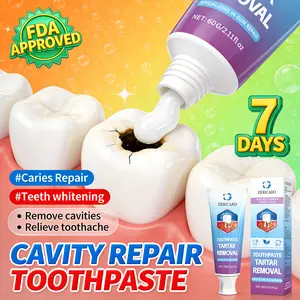 Toothpaste for Cavity Repair: FDA certified, repairs tooth enamel, removes plaque, soothes toothache, gentle formula, long-lasting protection.