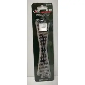 Kato 20-300 N Unitrack, Left Hand, 15 Degree Crossing, 7 5/16", 186mm, 1 per package
