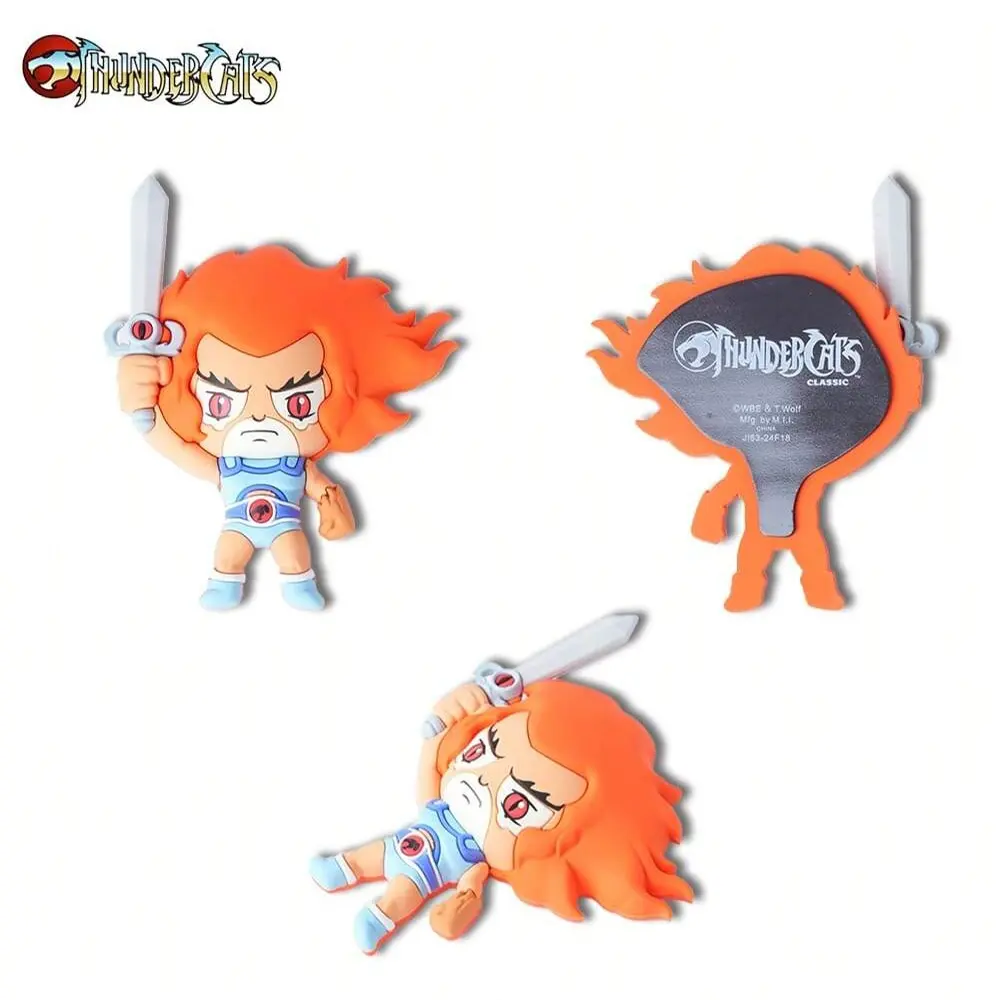 1PC Hasbro Officially Licensed Lion-O Retro Animation Style Thundercats Magnetic Refrigerator Sticker, Refrigerator Decorating Magnets, Decoration 3D Sticker Home Office Gift Collection 3D Classic IP Merchandise, Decorative Fridge Magnets