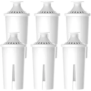 6 Packs Pitcher Water Filter, Replacement for Brita® Classic 35557, OB03, Mavea® 107007, Brita® Pitchers Grand, Lake, Capri, Wave and More, NSF Certified, Waterspecialist Waterspecialist