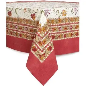 {Couleur Nature} Block Printed Tablecloth :: Fleur des Indes