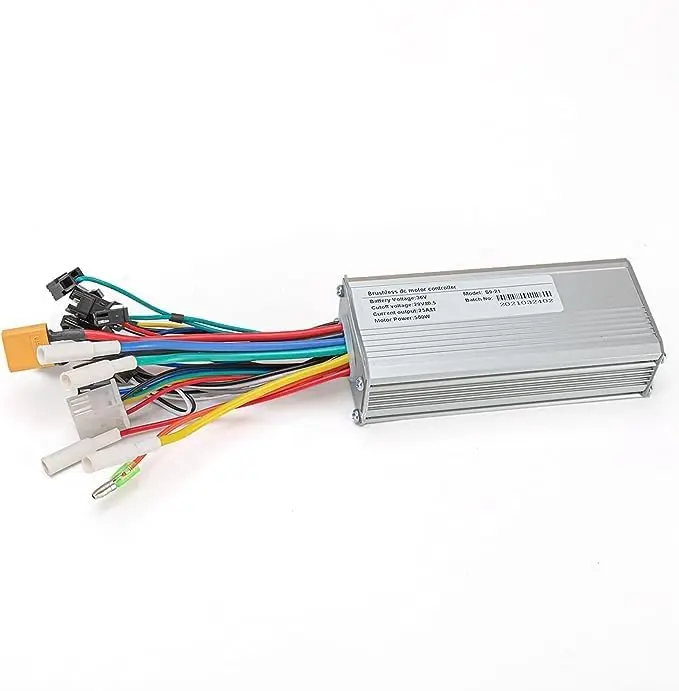 Brushless DC Motor Controller 36V 500W 25Amp Electric Scooter Bike Controller 9 Mosfet Square Wave Controller