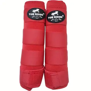 [Shock-Absorbing Horse Sport Medicine Boots] Horse Sport Medicine Front Shock-Absorbing Boots, All-Round Lower Limb Protection & Support Sport Boots, Perfect For Endurance Training And Performance