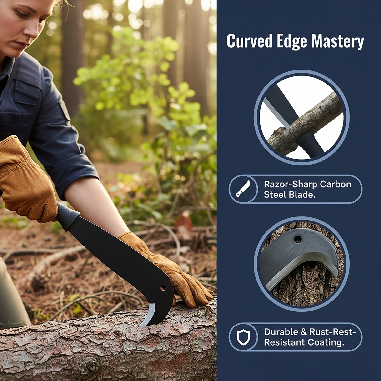 Chop wood and mow grass in one go! Thisgardening tool is ridiculously sharp CordlessHedge Trimmer Lawn Mover Trimmer