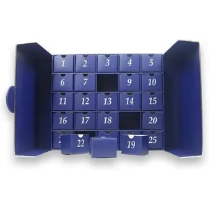 25 Days Advent Calendar EID Ramadan To Fill Yourself Gift Packaging Box (blue)