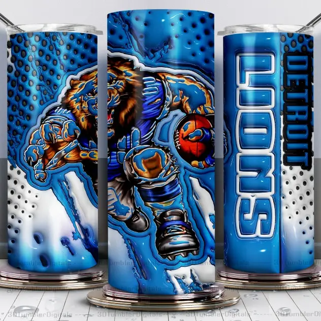 Detroit Lions 20oz Skinny Tumbler