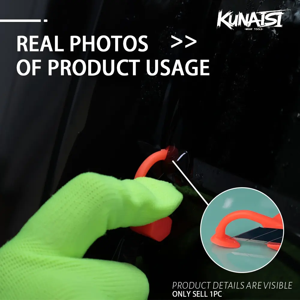KUNAISI Precision Vinyl Wrap Cutter Tool Cutting Supplies 🚗 Sharp Edge Trimming Knife for PPF, Window Tint & Car Film Installation | Easy & Clean Cuts