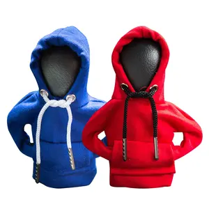 2pcs Gear Shift Hoodie Car Knob Funny Cover Automotive Interior Accessories And Decorations(blue Red)