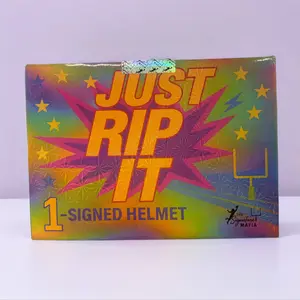 (1) Just Rip It Signed Authenticated Football Helmet Mystery Box