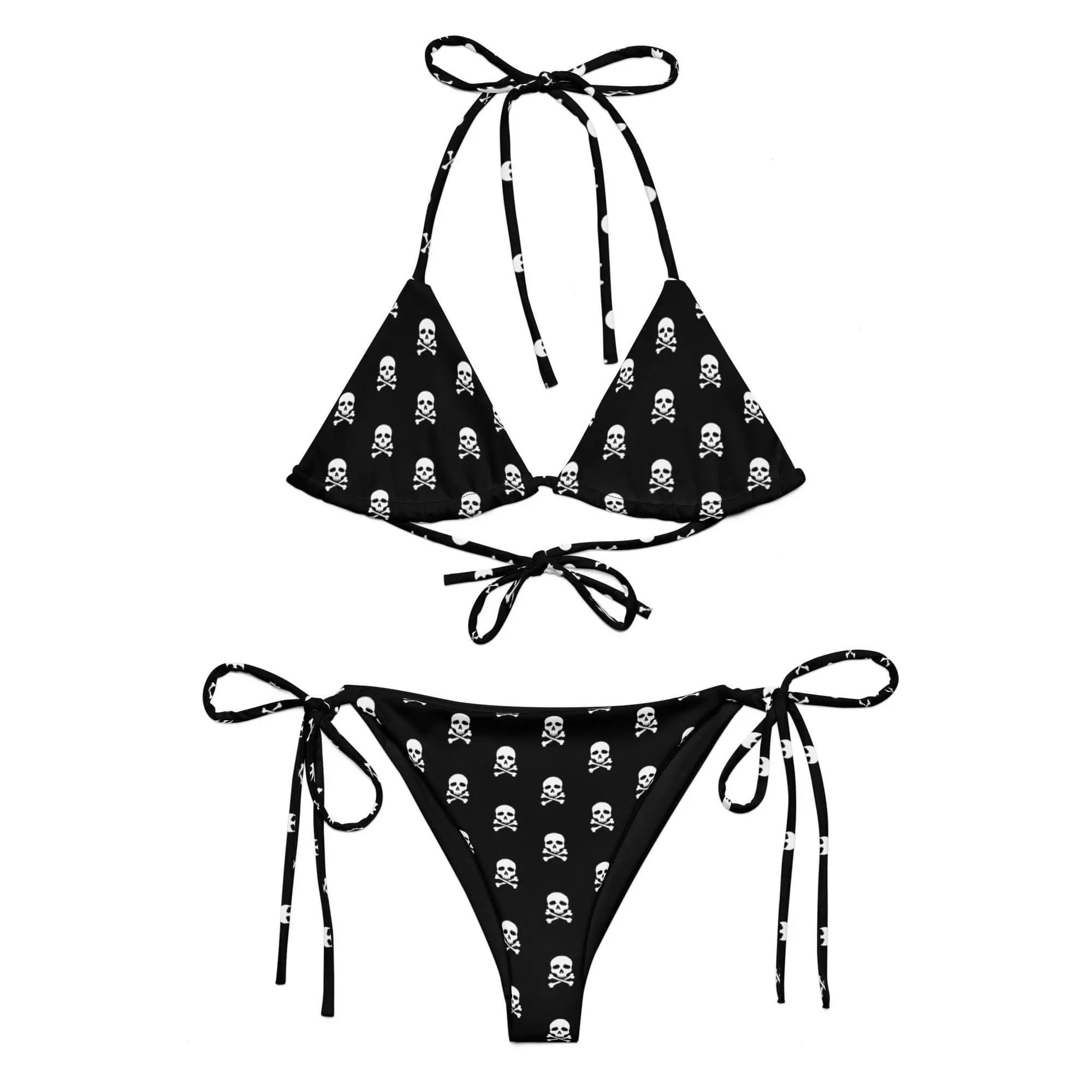 Ladies' Pirate Skull String Bikini