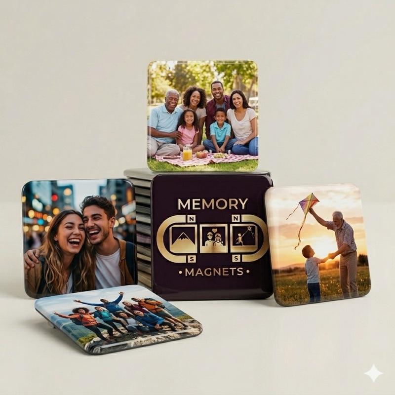 Custom Photo Fridge Magnet (2"x2")