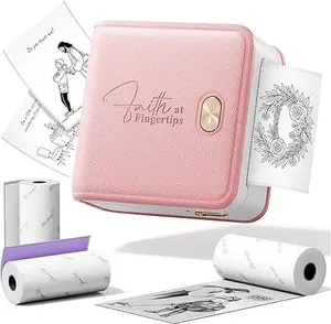 FaithTag F21 Bible Printer,Scripture Portable Bluetooth Printer, Create Custom Verse Prints with Notes, Icons & Decorative Borders, Inkless & Compact, Ideal for Journaling, Faith Reflection & Meaningful Gifting, Sticky Label