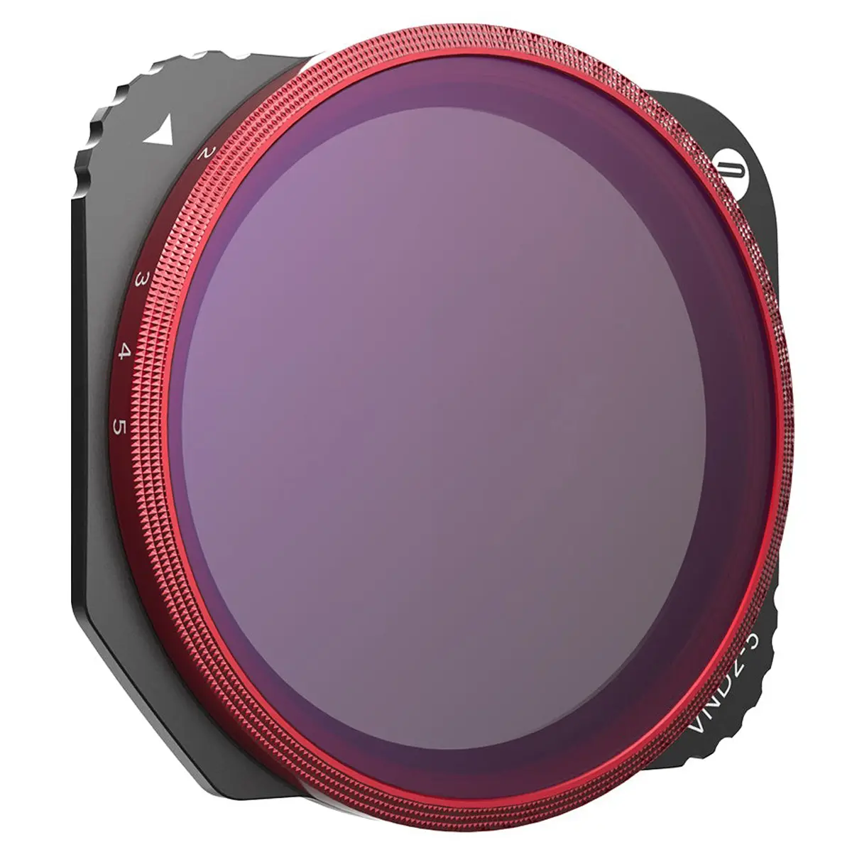 PGYTECH Professional Aluminium Adjustable ND Filter with Glass Lens for DJI Mavic 3 Classic Drones - 2-5 Stops, Drone Camera Accessories