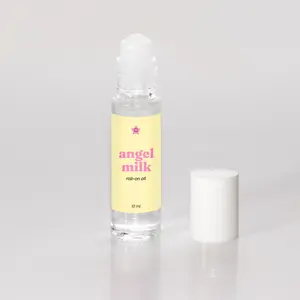 Angel Milk Roll On Oil for Body Aroma Body Care Fragrance - Lemon, Vanilla, Coconut Milk Scented