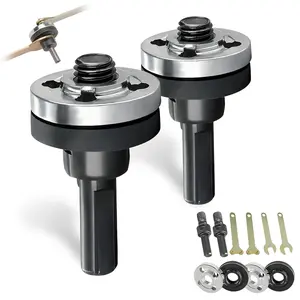 Electric Drill Angle Grinder Connecting Rod Set, Angle Grinder Tool Drill Arbor Mandrel Adaptor with Replacement Grinder Flange Nuts and Spanner Wrench Conversion Tool For Cutting Disc, Polish Disc And Polish Sponge