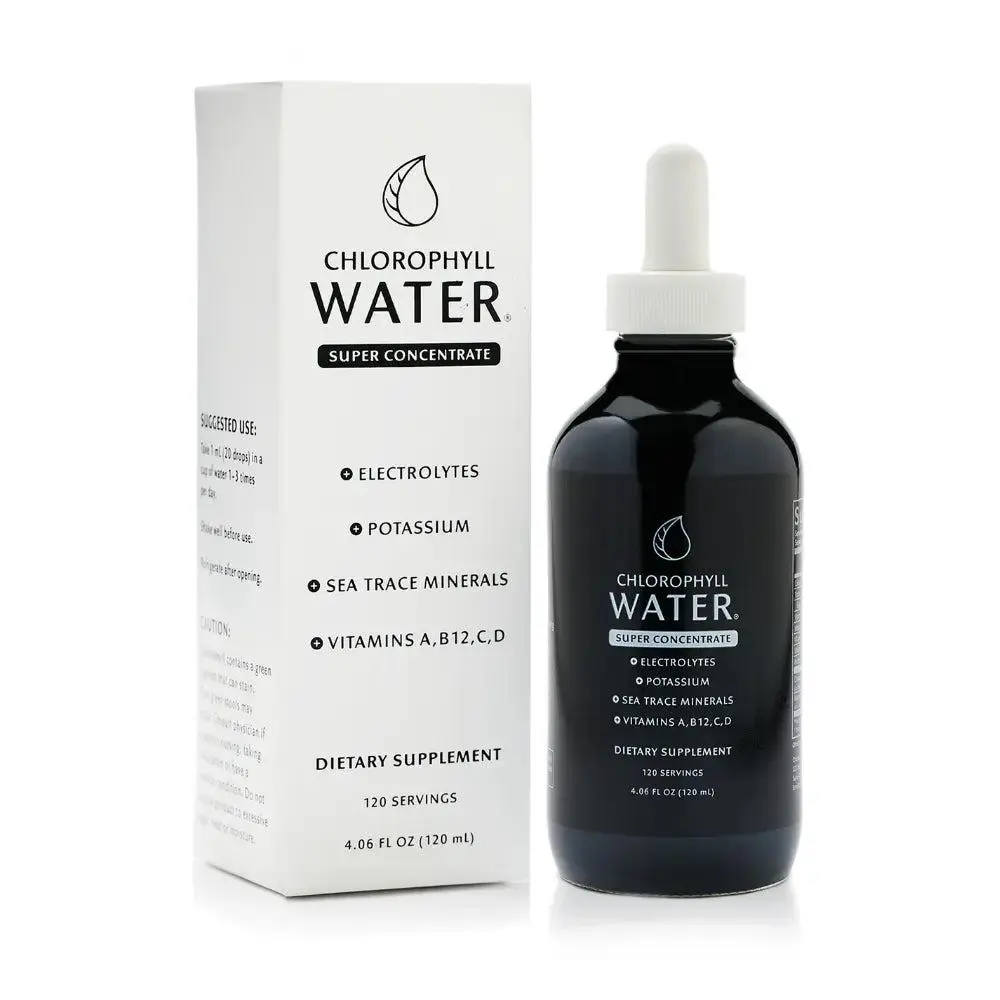 Chlorophyll Water Drops - Chlorophyll Liquid Drops | Concentrate 12,000mg Non-GMO Chlorophyll Drops for Water | Electrolytes,Sea Minerals,Essential Vitamins | Antioxidants | Detox | Energy | Immune Support