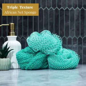 3- Pack Triple Texture Net Sponge TikTok Exclusive