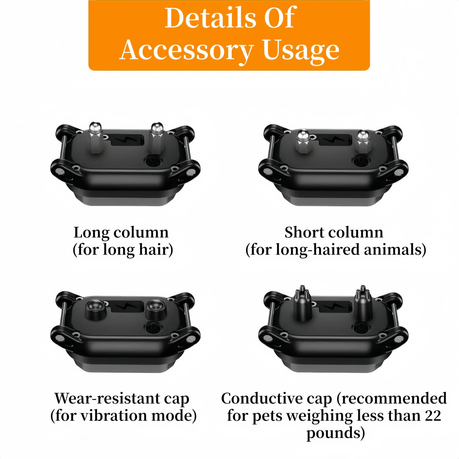 Pet Luxury Store™ - Electric Dog Training Collar Waterproof Dog Bark Collar Pet With Remote Control Rechargeable Anti Barking Device All Size Dogs