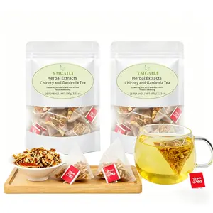 Chicory & Gardenia Tea - 20 Tea Bags, 100% Natural Herbal Blend, Caffeine-Free, Cleanse & Refresh Your Daily Wellness Routine! Perfect for Healthy Lifestyle Lovers. #HerbalTea #DetoxTea #Wellness #NaturalHealth