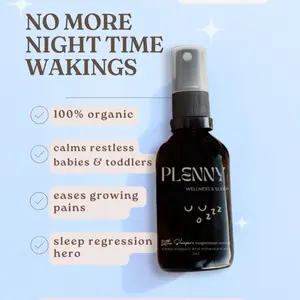 Plenny Little Sleepers Magnesium Spray for Children 3 months -3 Years, Healthy Therapy Moisturizing Calming Essential Aromatherapy Solution