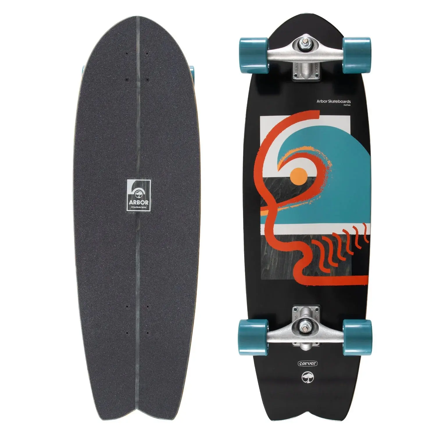 Arbor Longboards Surf Skate Complete CX Fat Fish 10" x 32"