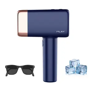 MLAY T14 IPL Laser Handheld Hair Removal for Women and Men,0.5s/flash 19J IPL Hair Removal Device with Painless Ice Cooling on Bikini & All Body,Multiple Effects,At-Home Epilator,FDA Cleared,2-Year Warranty.