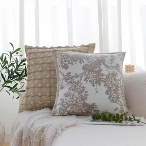 Tranquil Touches: Pack of 2 Throw Pillow covers size of 18"x18"